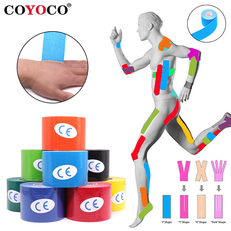 Sports Taping Precut - Genişlik 2.5 cm-10 cm kinesiyoloji bandı