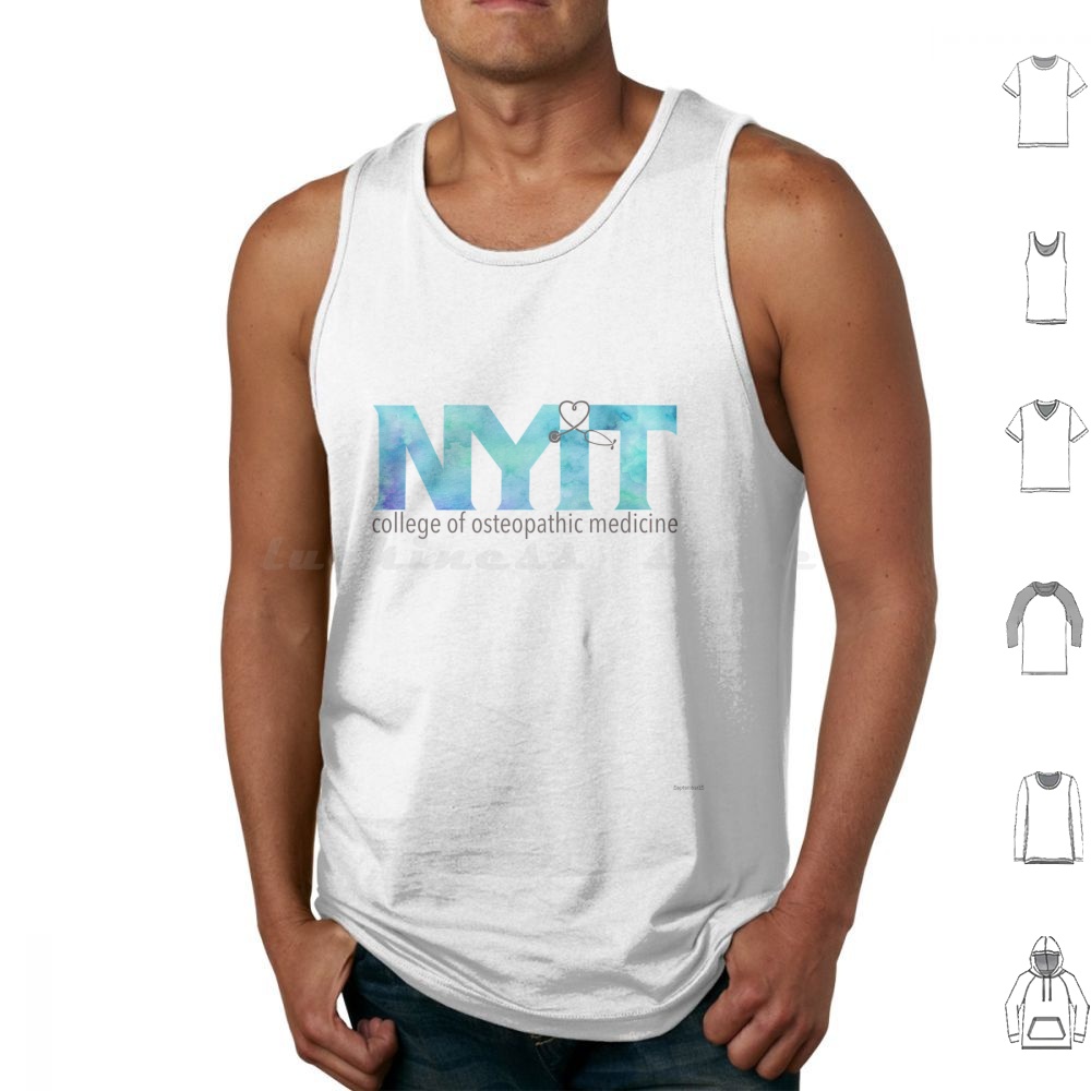 Health Wellness New York - Nyitcom-Mavi Suluboya Atletler Yelek Kolsuz Nyit
