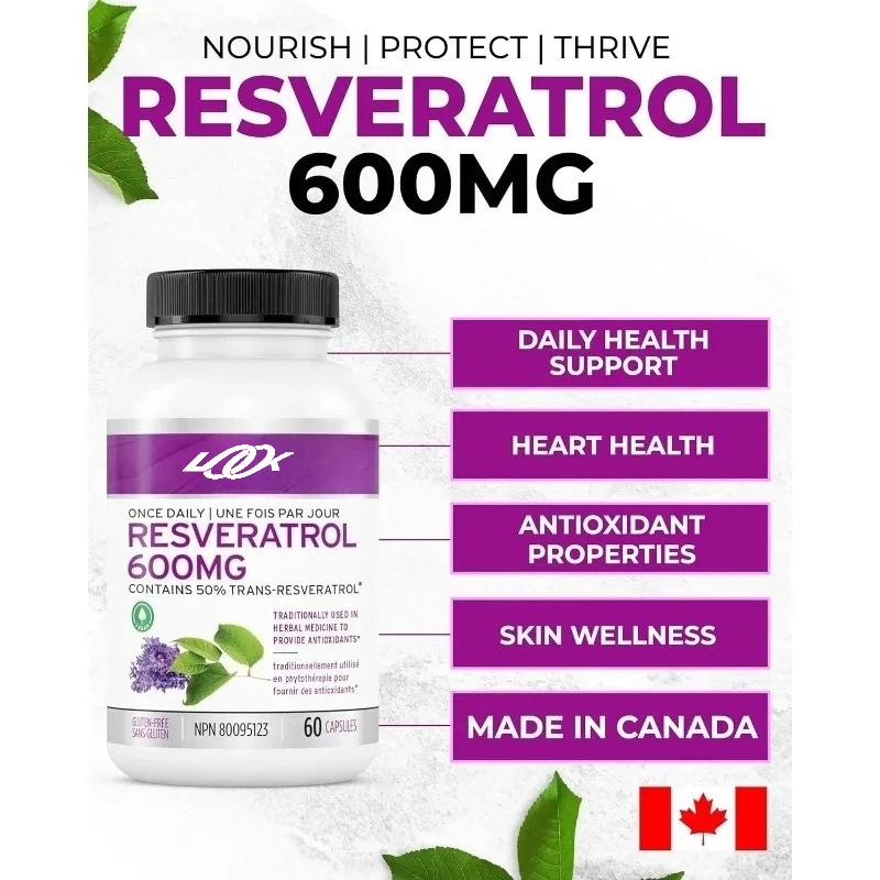 Longevity Health & Wellness Hotel Adults Only - Aktif Resveratrol Takviye Kapsülleri 600mg -