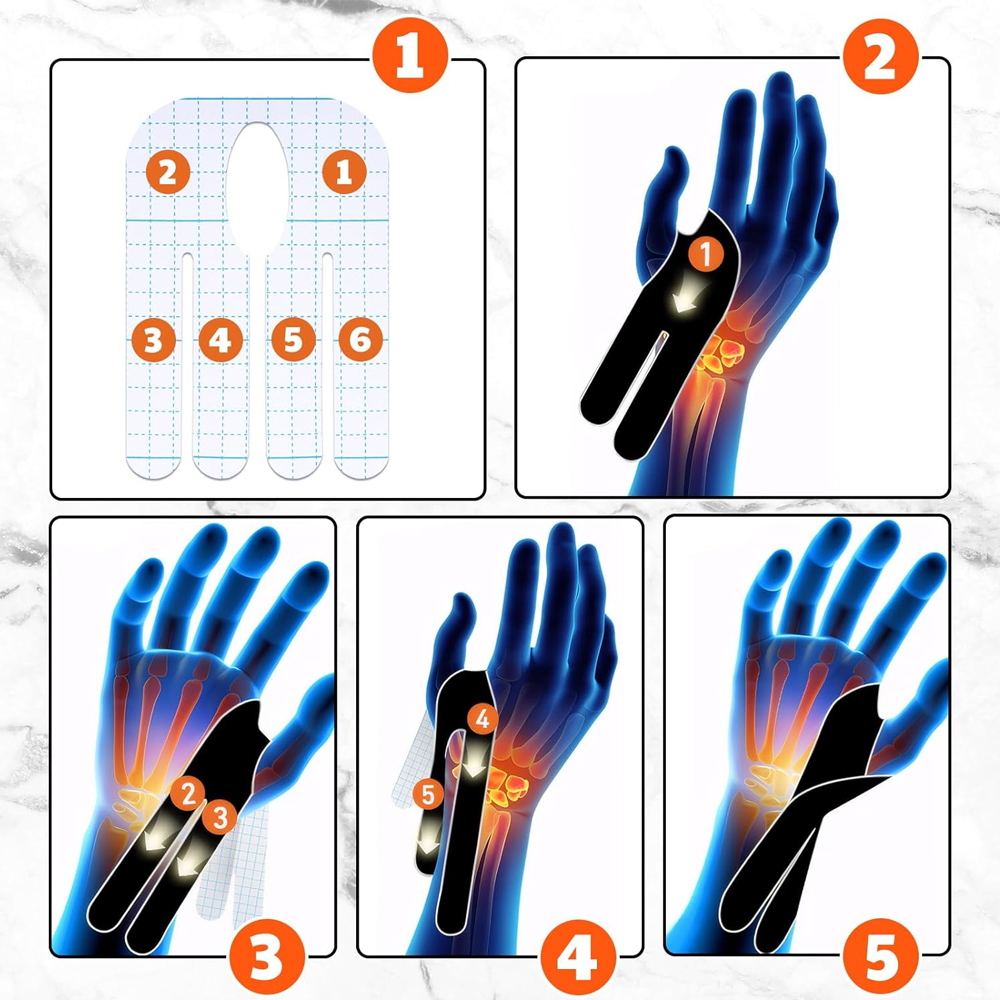 [5/10PCS] Önceden Kesilmiş Bil - Sports Taping Precut incelemesi ve fiyatı