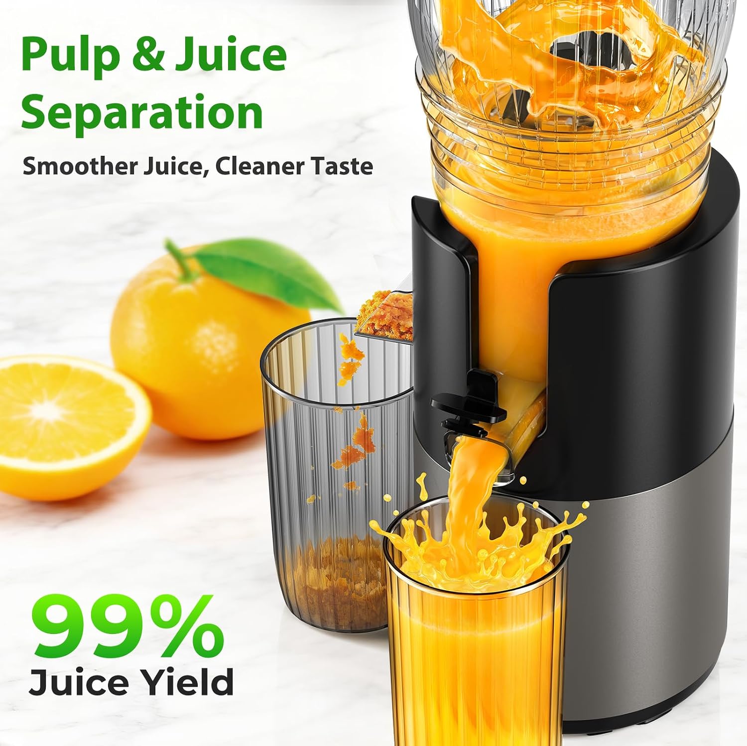 5,8 inçlik Geniş Besleme Kanal - Cold Press Juicer incelemesi ve fiyatı
