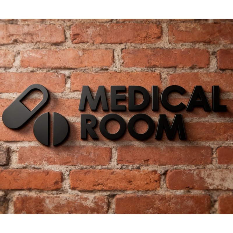 Tıbbi Oda Levhası - Akrilik 3D - Health Wellness Office incelemesi ve fiyatı