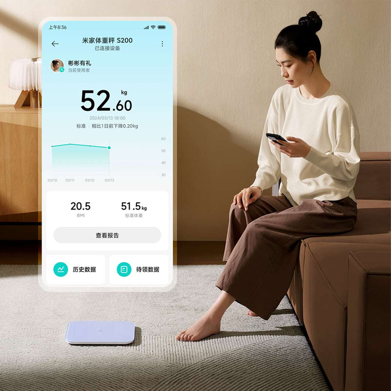 Xiaomi Mijia tartı S200 Blueto - Digital Body Weight Scale incelemesi ve fiyatı